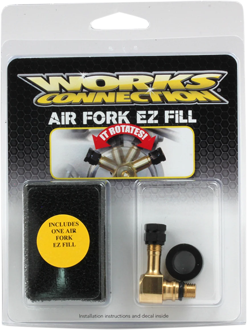 Works Connection Air Fork EZ Fill - Side View