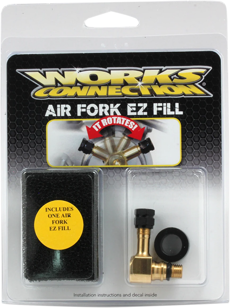 Works Connection Air Fork EZ Fill - Side View