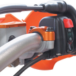Load image into Gallery viewer, Works Connection Bar Clamp - Rotating - Orange - Main Product View