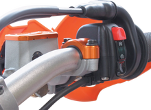Load image into Gallery viewer, Works Connection Bar Clamp - Rotating - Orange - Main Product View