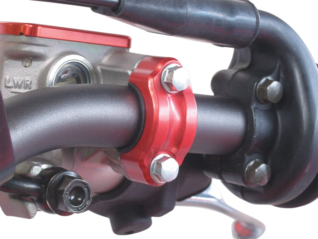 Works Connection Bar Clamp - Rotating - Red - Side View