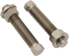 Load image into Gallery viewer, Works Connection Bolt Set - Axle Adjuster - Titanium - Main Product View