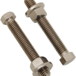 Load image into Gallery viewer, Works Connection Bolt Set - Axle Adjuster - Titanium - Side View