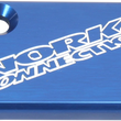 Load image into Gallery viewer, Works Connection Brake Cover - Billet - Blue - Main Product View
