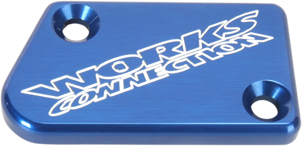 Works Connection Brake Cover - Billet - Blue - Main Product View