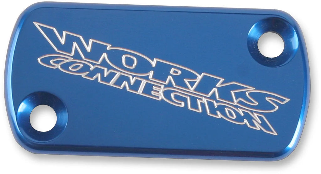 Works Connection Brake Cover - Billet - Blue - Main Product View