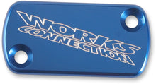 Load image into Gallery viewer, Works Connection Brake Cover - Billet - Blue - Main Product View