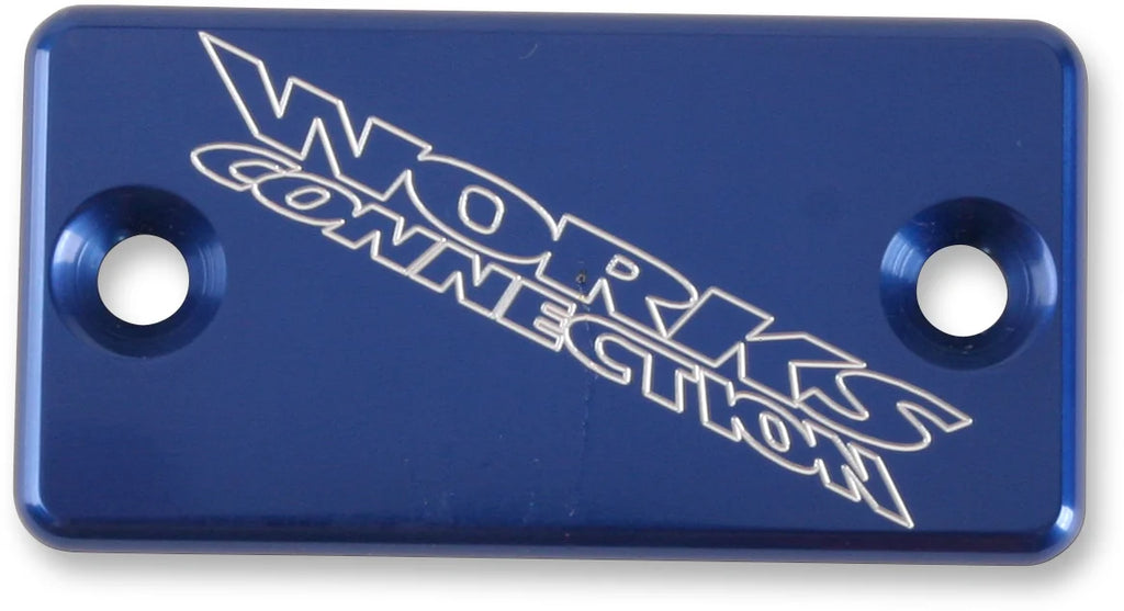 Works Connection Brake Cover - Billet - Blue - Main Product View