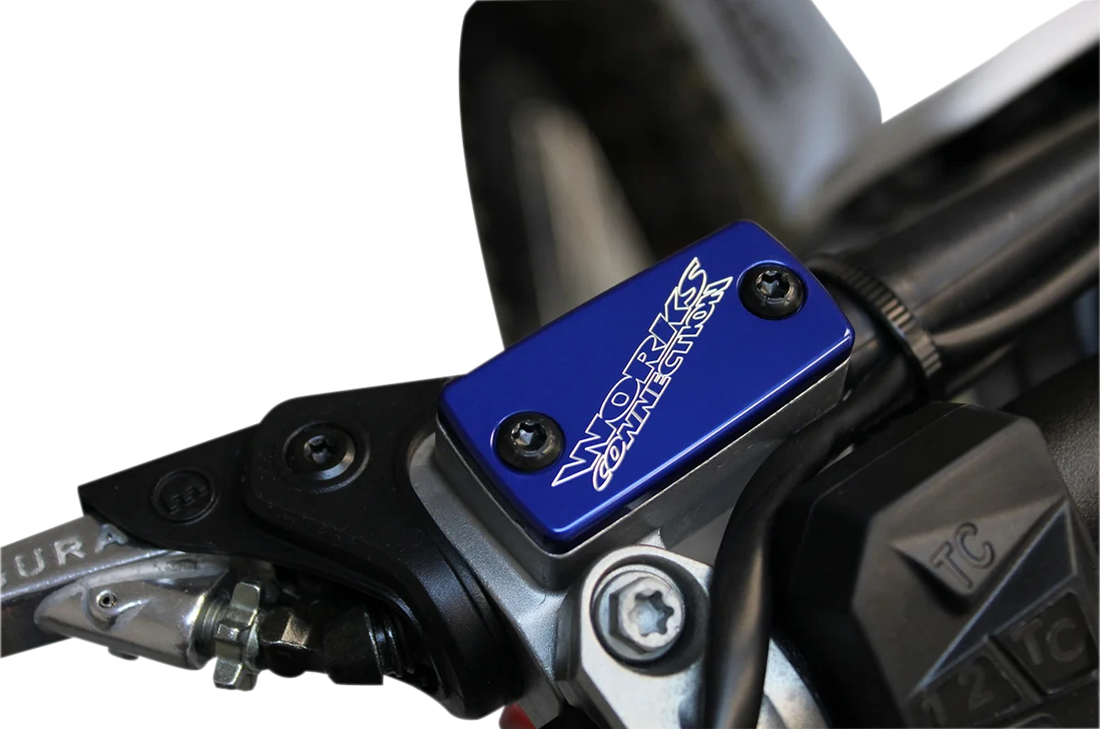 Works Connection Clutch Cap - Blue - Side View