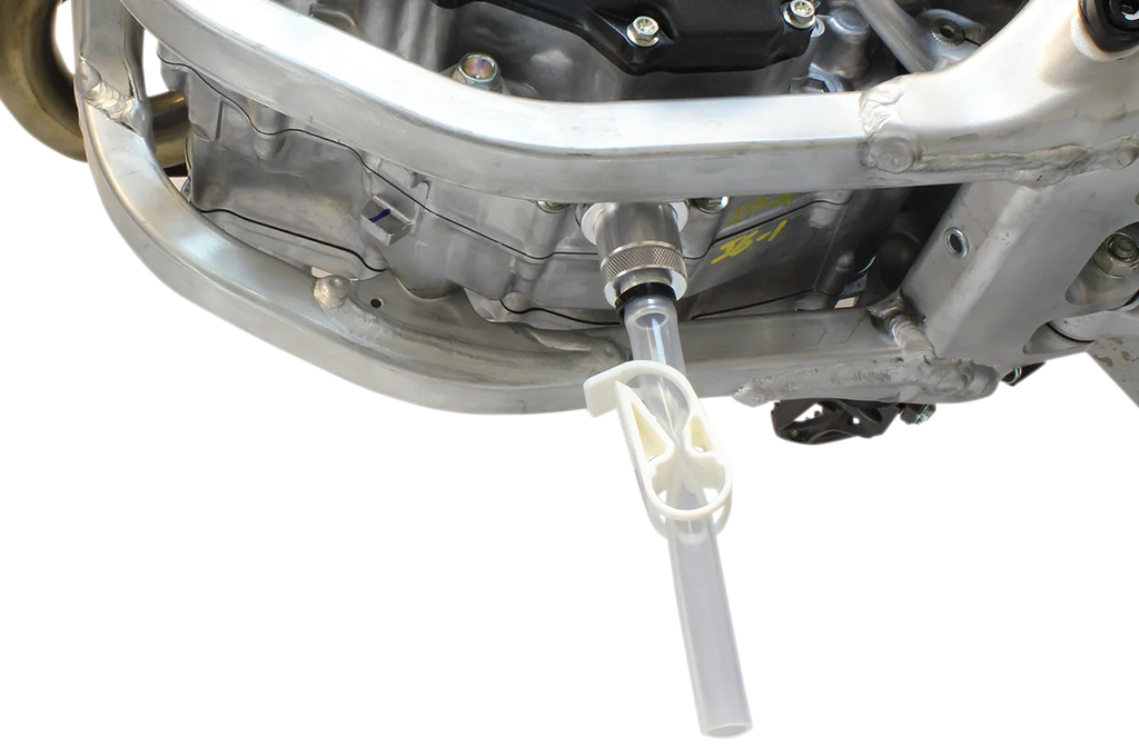 Works Connection EZ Oil Drain System - CRF - Side View