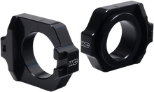 Load image into Gallery viewer, Works Connection Elite Axle Block - Black - Main Product View
