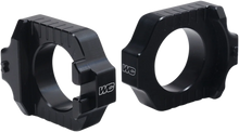 Load image into Gallery viewer, Works Connection Elite Axle Block - Black - Main Product View