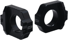 Load image into Gallery viewer, Works Connection Elite Axle Block - Black - Main Product View
