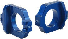 Load image into Gallery viewer, Works Connection Elite Axle Block - Blue - Main Product View