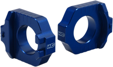 Load image into Gallery viewer, Works Connection Elite Axle Block - Blue - Main Product View