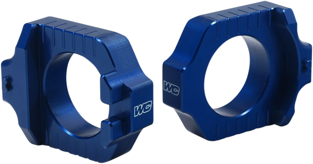 Works Connection Elite Axle Block - Blue - Main Product View