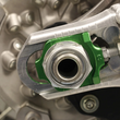 Load image into Gallery viewer, Works Connection Elite Axle Block - Green - Side View
