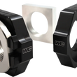 Load image into Gallery viewer, Works Connection Elite Axle Block Kit - Black - Gas Gas/Husqvarna/KTM - Main Product View