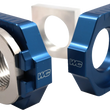 Load image into Gallery viewer, Works Connection Elite Axle Block Kit - Blue - Gas Gas/Husqvarna/KTM - Main Product View
