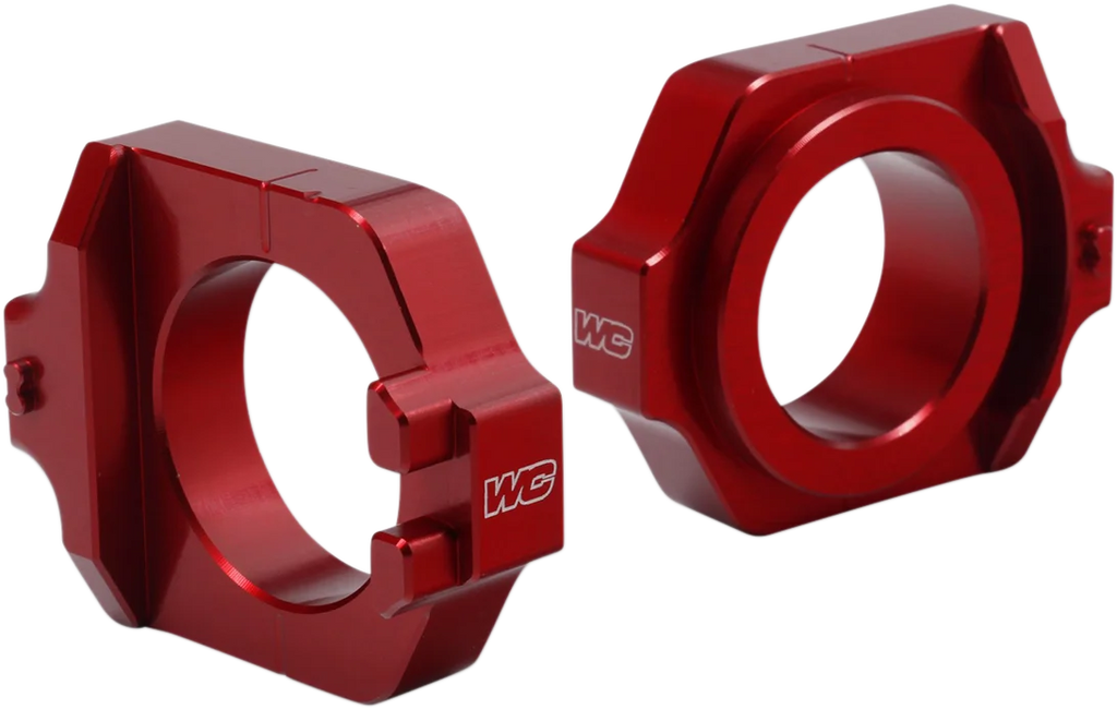 Works Connection Elite Axle Block - Red - Main Product View
