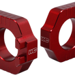 Load image into Gallery viewer, Works Connection Elite Axle Block - Red - Main Product View
