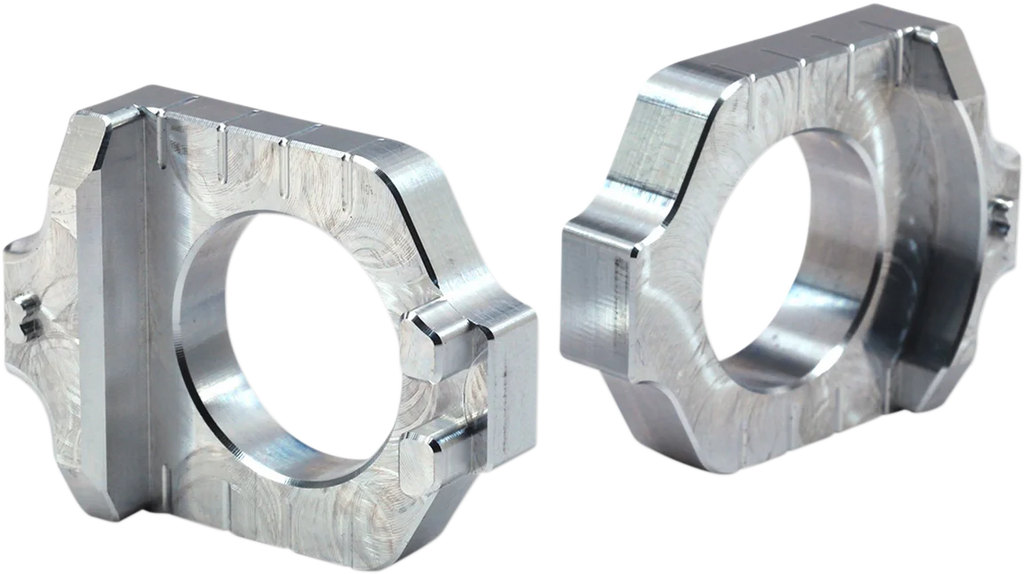Works Connection Elite Axle Block - Silver - Main Product View