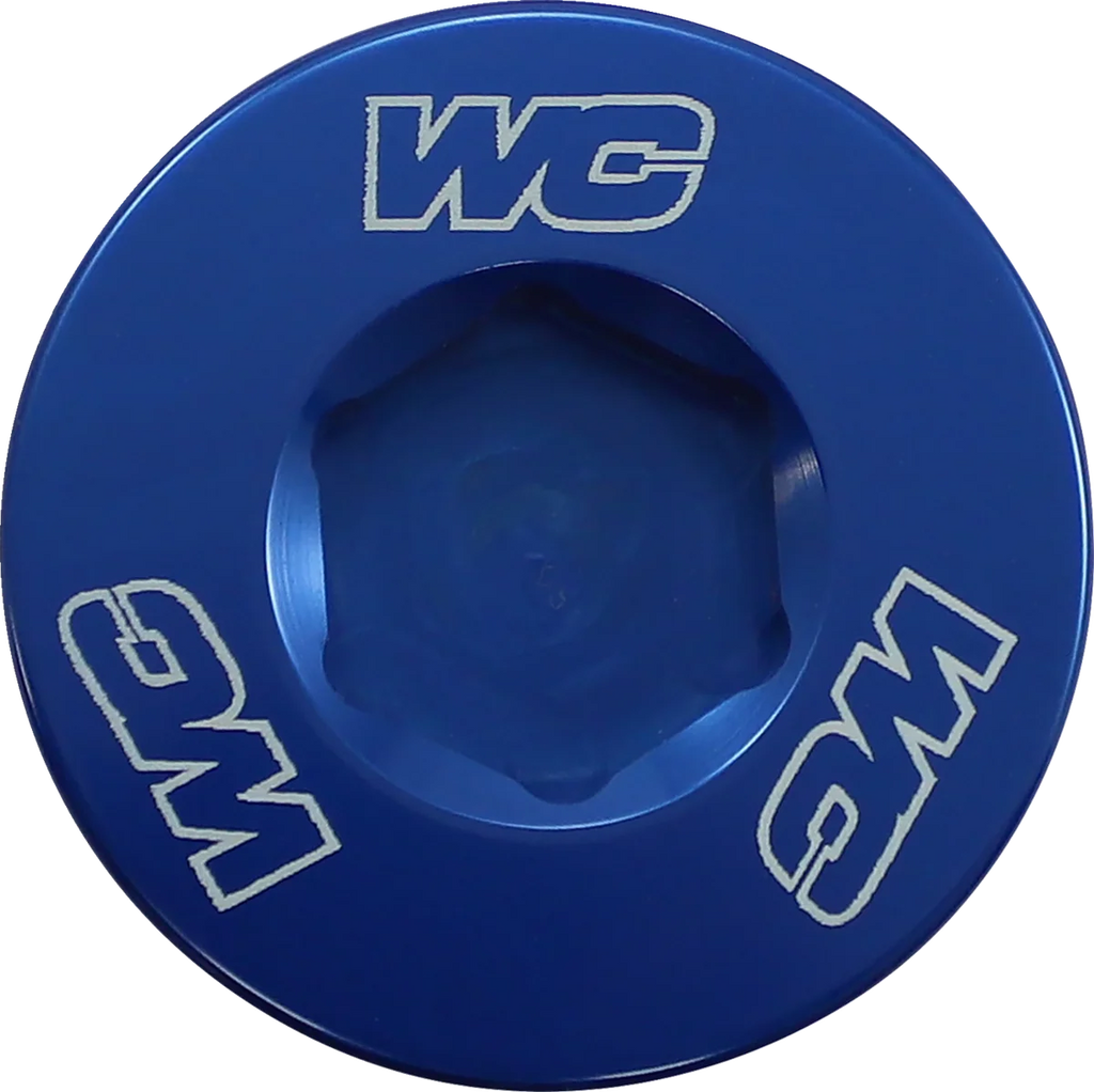Works Connection Engine Plug - Blue - Gas Gas/Husqvarna/KTM - Main Product View