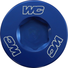 Load image into Gallery viewer, Works Connection Engine Plug - Blue - Gas Gas/Husqvarna/KTM - Main Product View