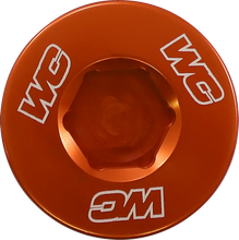 Load image into Gallery viewer, Works Connection Engine Plug - Orange - Gas Gas/Husqvarna/KTM - Main Product View