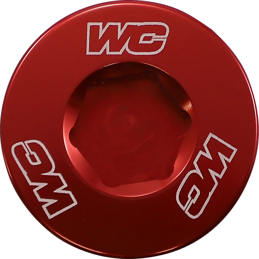 Works Connection Engine Plug - Red - Gas Gas/Husqvarna/KTM - Main Product View