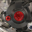 Load image into Gallery viewer, Works Connection Engine Plug - Red - Honda - Side View