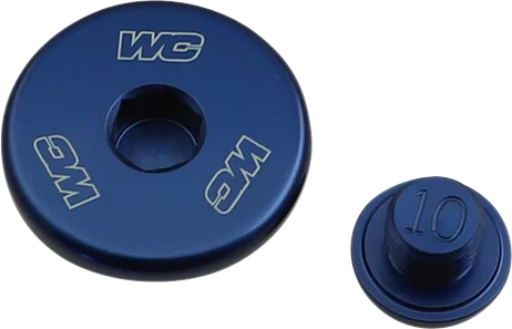 Works Connection Engine Timing Plug - Blue - Kawasaki - Main Product View