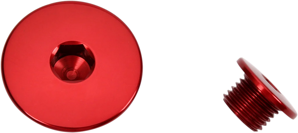 Works Connection Engine Timing Plug - Red - Honda - Main Product View