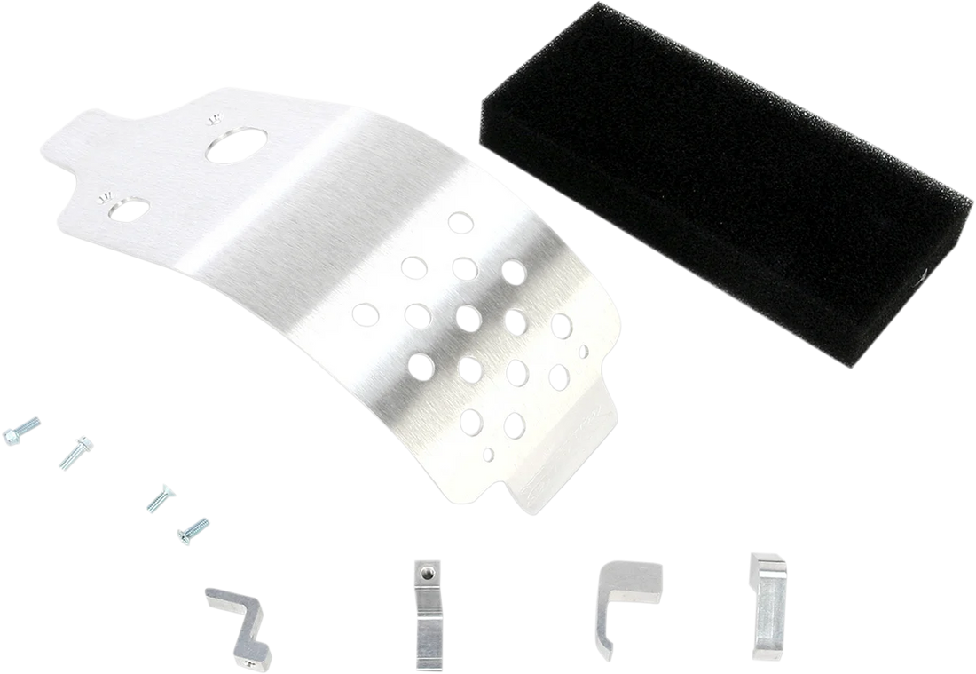 Works Connection MX Skid Plate - Back View