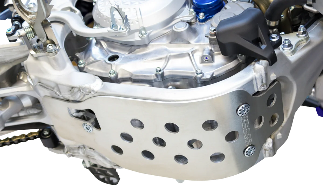 Works Connection MX Skid Plate - Side View