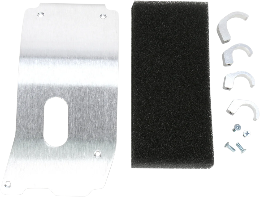Works Connection MX Skid Plate fits MX - Back View