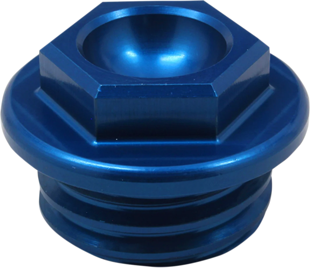 Works Connection Oil Fill Plug - Blue - Gas Gas/Husqvarna/KTM - Main Product View