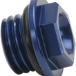 Load image into Gallery viewer, Works Connection Oil Plug - Blue - Kawasaki/Suzuki - Main Product View