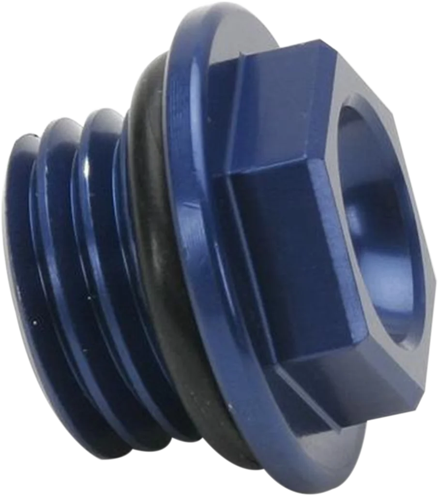 Works Connection Oil Plug - Blue - Kawasaki/Suzuki - Main Product View