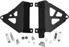 Load image into Gallery viewer, Works Connection Radiator Brace Set - Black - Honda - Main Product View