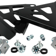 Load image into Gallery viewer, Works Connection Radiator Brace Set - Black - Honda - Main Product View