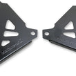 Load image into Gallery viewer, Works Connection Radiator Brace Set - Black - Kawasaki - Main Product View