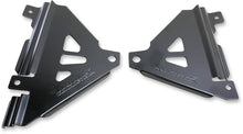 Load image into Gallery viewer, Works Connection Radiator Brace Set - Black - Kawasaki - Main Product View
