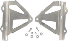 Load image into Gallery viewer, Works Connection Radiator Brace Set - Silver - Honda - Main Product View