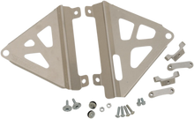 Load image into Gallery viewer, Works Connection Radiator Brace Set - Silver - Honda - Main Product View