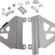 Load image into Gallery viewer, Works Connection Radiator Brace Set - Silver - Honda - Main Product View