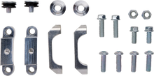 Load image into Gallery viewer, Works Connection Radiator Brace Set - Silver - Honda - Side View