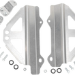 Load image into Gallery viewer, Works Connection Radiator Brace Set - Silver - Kawasaki - Side View