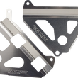 Load image into Gallery viewer, Works Connection Radiator Brace Set - Silver - Yamaha - Main Product View
