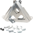 Load image into Gallery viewer, Works Connection Radiator Brace Set - Silver - Yamaha - Main Product View